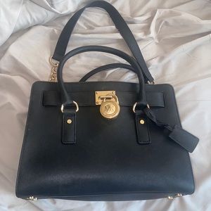 Michael Kors leather black purse